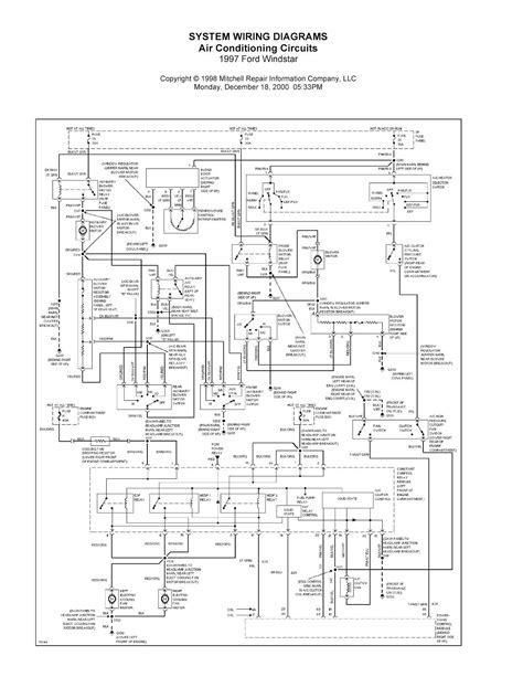 2007 mercury sable wiring diagram 